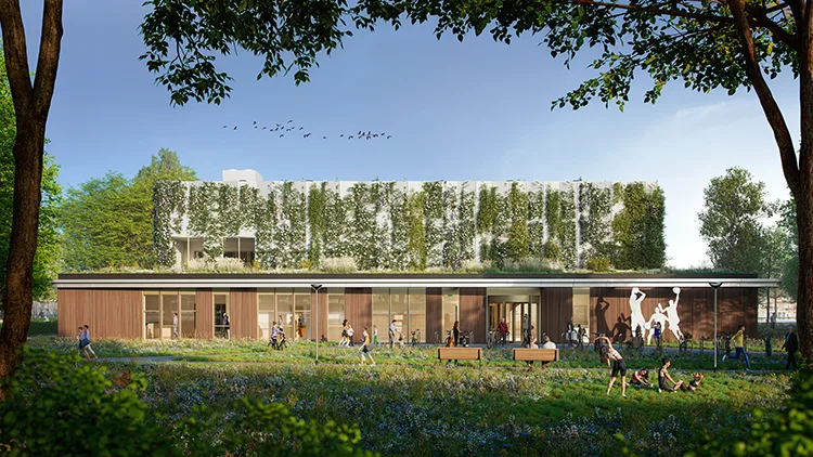 Artist impression sporthal