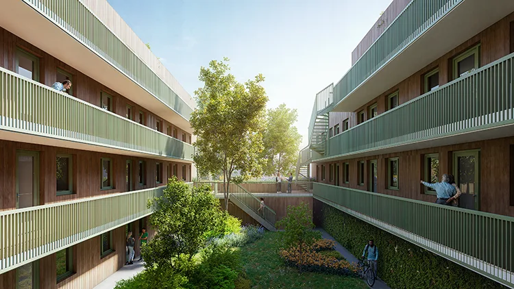 Artist impression appartement