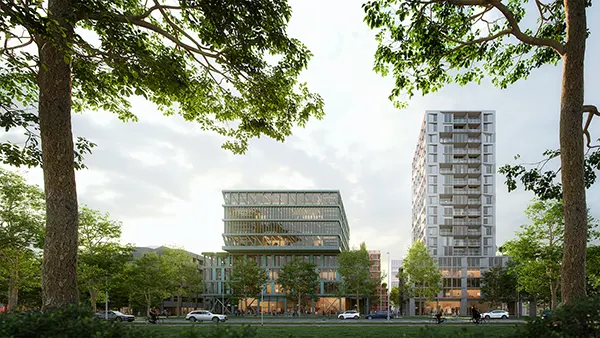 Artist impression Zuidpark Asmterdam