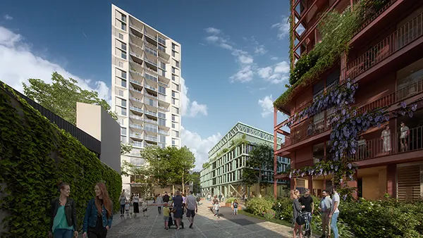 Artist impression Zuidpark Asmterdam